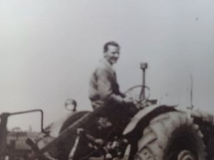 John's uncle Jack Davies with his Fordson E27N and cultivator