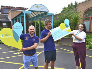 Supporting image for story: Bridgnorth cricket duo's exercise challenge goes global and raises £10,000 for Severn Hospice 