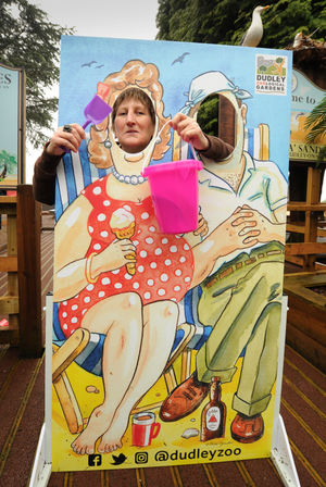 Doreen Tipton raises a smile during the launch