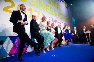 Not just awards - funds were raised via a charity game 