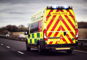 Life line – an ambulance is dispatched to an emergency