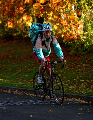 Find out how Alex found life on the roads working for Deliveroo