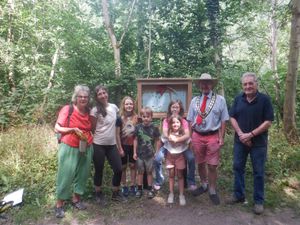 Supporting image for story: A river testing and flag scheme to inform people when it’s safe to bathe in the River Teme, has been officially opened