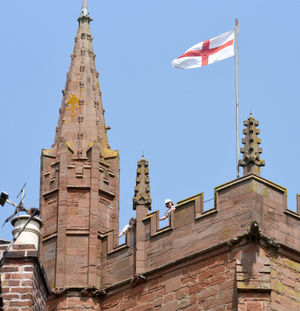 The bell tower at St Leonard's Church