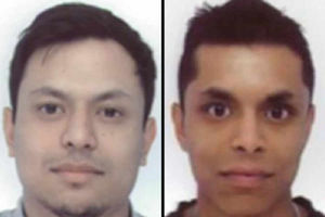Mohammed Iqbal Hussain and Mohamed Suyaubur Rohaman are accused of funding terrorism