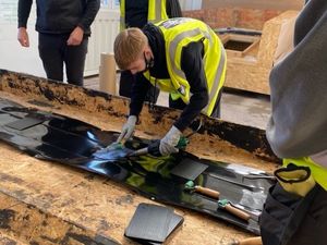 Supporting image for story: Ladder for the Black Country: Roofer Ben's swift progression