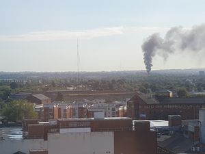 Supporting image for story: Four crews tackling blaze at former factory site in Willenhall