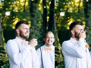 Supporting image for story: This groom’s reaction to his bride walking down the aisle will give you all the feels