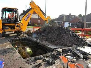 Supporting image for story: Leak-hit Brownhills road to be shut for days