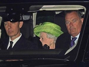 Supporting image for story: Queen attends rare royal double christening at Windsor