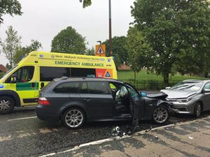 Supporting image for story: Two taken to hospital after crash in Dudley