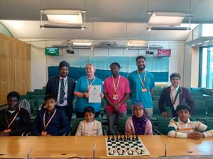 Warinder Juss MP with staff and young people from the Way Youth Zone