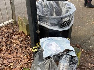 Supporting image for story: Bag full of rubbish dumped millimetres from bin lands Telford resident with fly tipping fine