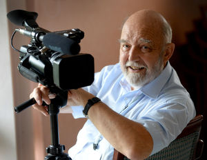 Volunteer Roger Turner put together a series of information films for cancer patients