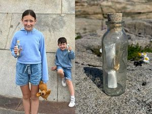 Supporting image for story: ‘It’s a miracle’ – Girl’s message in bottle travels from Sunderland to Sweden