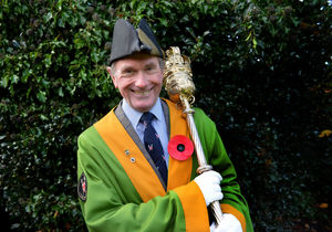 Eddie Brown took part in the Bridgnorth service