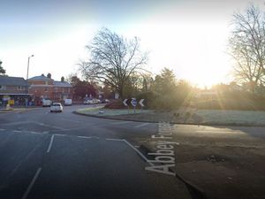 Supporting image for story: Cyclist taken to hospital with 'potentially serious injuries' after collision with car at busy Shrewsbury roundabout