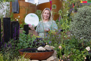Anita Rose, winner of the ‘best in show’ Beautiful Border and Platinum award at this year’s BBC Gardeners’ World Live at the NEC Birmingham 