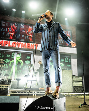 Ricky Wilson showed his stage presence throughout. Photo: Dave Cox Photography