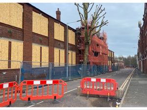 Supporting image for story: Road remains closed in Wolverhampton after major fire at business park