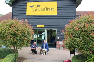 Dogs Trust Centre manager Louise Campbell and MP for the Wrekin Mark Pritchard 