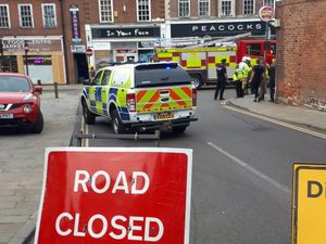 Supporting image for story: Blaze at Market Drayton's town centre post office