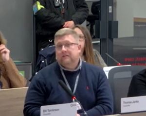 Councillor Thomas Janke at the Telford & Wrekin Council meeting on January 22, 2026. Picture: Telford & Wrekin Council