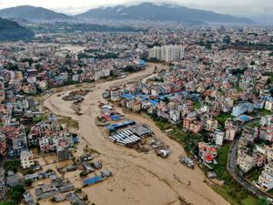 Supporting image for story: Flooding and landslides in Nepal kill at least 100