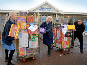 Supporting image for story: Snacks donated to fuel front line