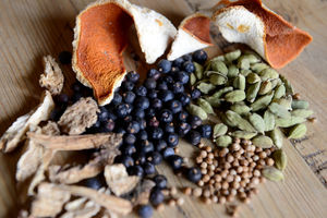 Some of the ingredients that into the gin
