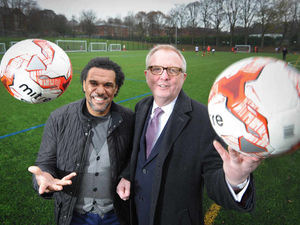 Supporting image for story: Former West Brom and Wolves star Don Goodman helps launch new £800,000 Dudley College pitch