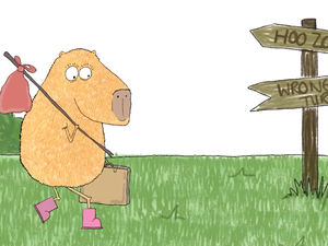 Supporting image for story: Shropshire zoo's celebrated Capybara featuring in new cartoon
