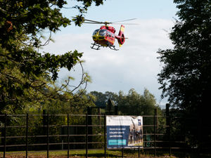 Supporting image for story: Pedestrian airlifted to hospital with 'life-changing injuries' after being hit by truck in village