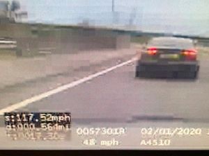 Supporting image for story: Speeding driver caught doing 117mph on M54