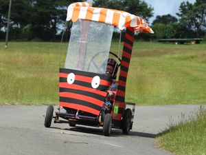 Supporting image for story: Maximum number of soap boxes reached for this year's 'Thrill on the Hill'