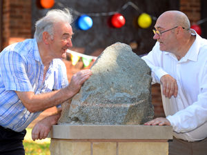 Supporting image for story: Bert Bissell friendship stone revealed in Dudley park 