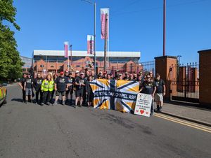 The group at Villa Park