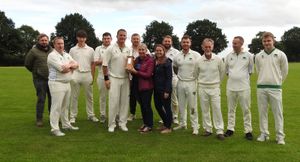 Acton Scott Cricket Club - Winners of the inaugural Mike Lole Memorial Trophy in 2023