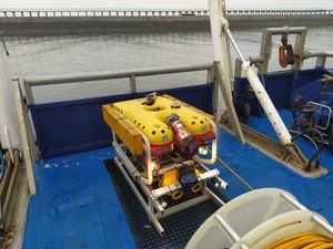 Supporting image for story: Underwater drone carries out first-ever offshore wind farm inspection
