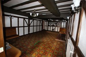 Inside the building which was most recently used as a social club