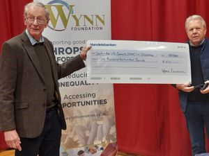 Wynne Foundation cheque