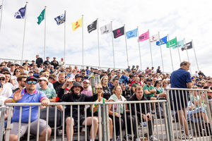 Fans at the Digger Inn at LIV Golf UK. Picture: LIV Golf