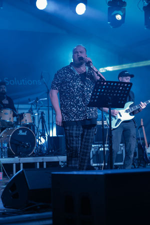 Live music entertained the crowds. Picture: Bright G