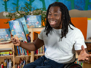 Supporting image for story: Ade Adepitan takes up baton from Sir Lenny Henry as Chancellor at university