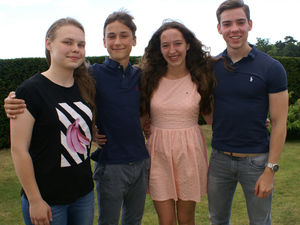Supporting image for story: European teens come to study in county