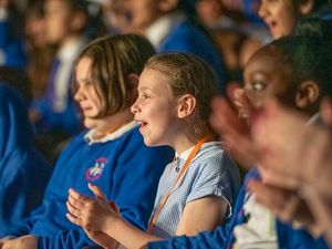 Supporting image for story: Pupils raise the roof by singing in The Halls