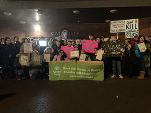 Supporting image for story: Peaceful protest to be staged by supporters of Cannock's Prince of Wales Theatre tonight outside council meeting place