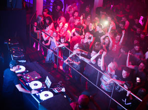 Supporting image for story: Andy C raises the roof at Shrewsbury's Buttermarket