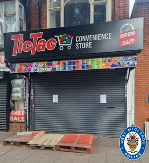 West Midlands Police have been granted an order closure of the Tic Tac shop on Kings Heath High Street