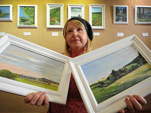 Supporting image for story: Stafford artist in solo exhibition